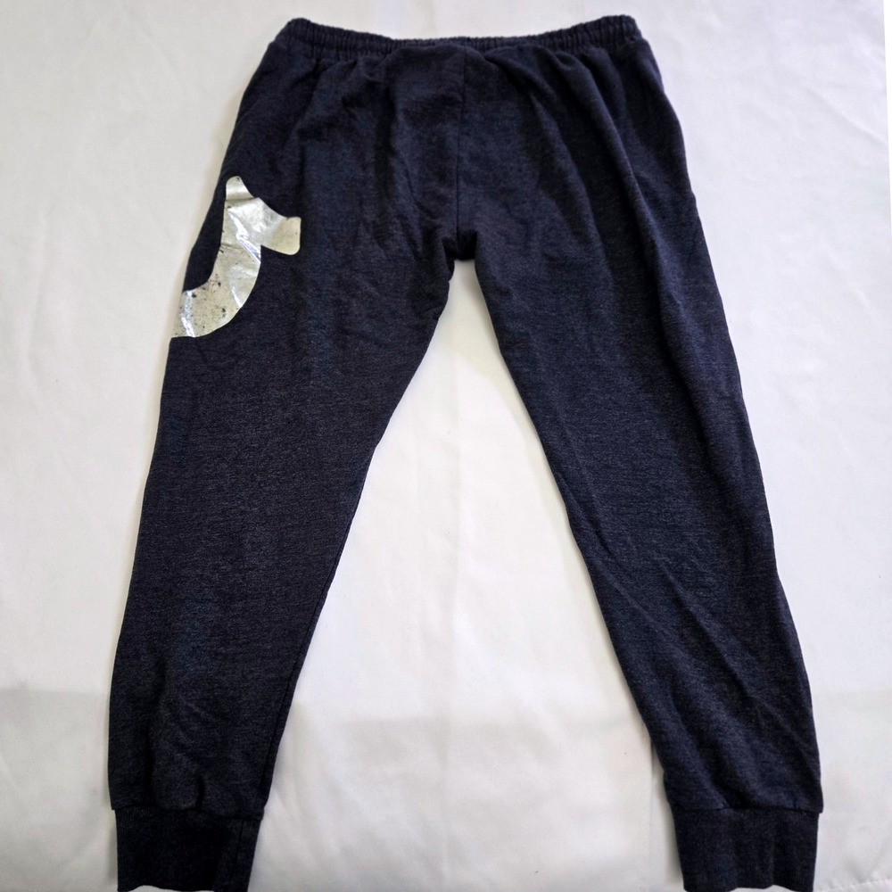 True Religion Loungewear Pants Mens Size‎ Large Blue Joggers Silver Logo 34x37 - Picture 2 of 11